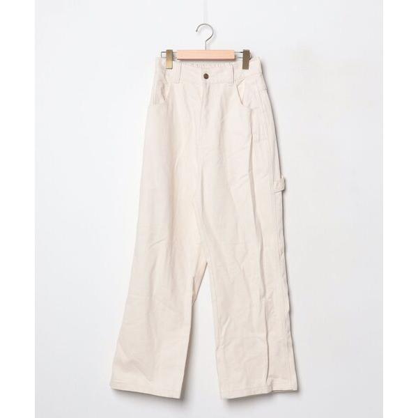 「Java」 デニムパンツ LARGE ベージュ レディース