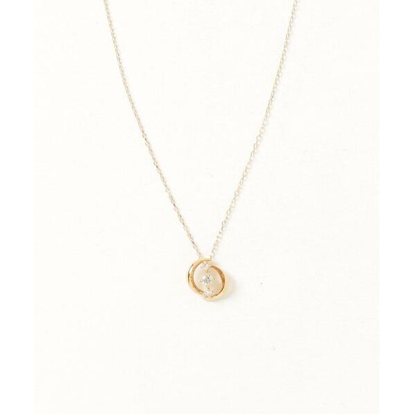 「JEWELRY TSUTSUMI」 K18 イエローゴールド ダイヤモンド ネックレス - ゴール...