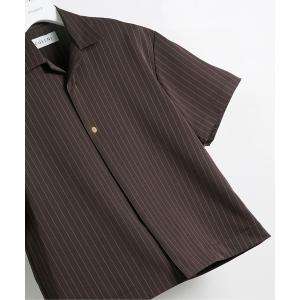 シャツ 半袖 「CULLNI/クルニ」別注 Open Collar Short Sleeve Shirt / オープンカラーショートスリーブシャツ メンズ