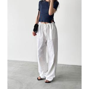 ペチパンツ ワイドパンツ パンツ HARING　ベイカーイージーパンツ レディース
