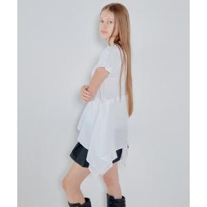 tシャツ 半袖 アシンメトリックヘムトップ / Asymmetric Hem Top レディース