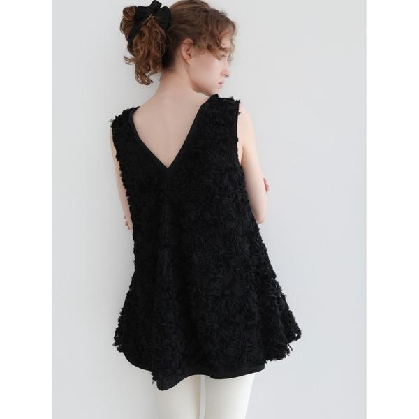 FLORAL TEXTURED DRESS レディース