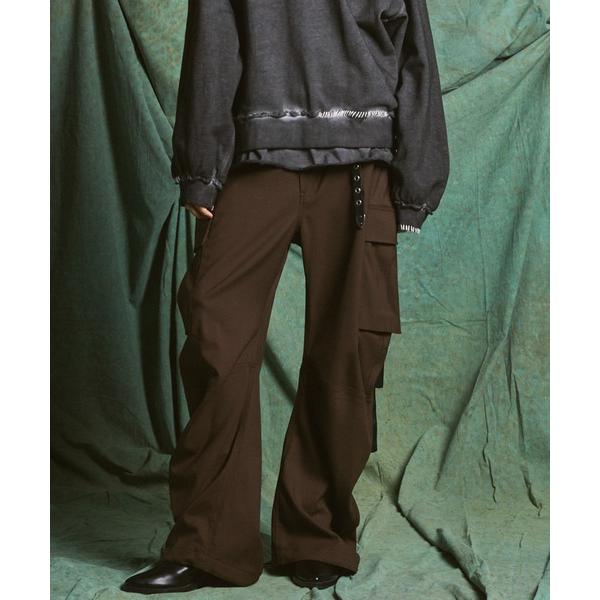 ワイドパンツ カーゴパンツ 「UNISEX」Banana Curve Silhouette Prim...