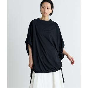 tシャツ 半袖 「COGTHEBIGSMOKE/コグザビッグスモーク」NARIAH TUCKED SLEEVE TOP/タックスリーブTシャツ レディース