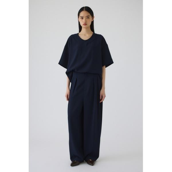 tシャツ 半袖 Georgette u-neck tops(ジョーゼットUネックトップス) レディー...