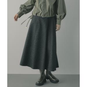 「saloon」 スカート MEDIUM ブラック レディース