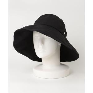 「LANVIN collection」 ハット - ブラック レディース