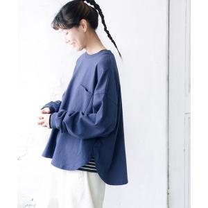 「soulberry」 長袖カットソー L ネイビー レディース