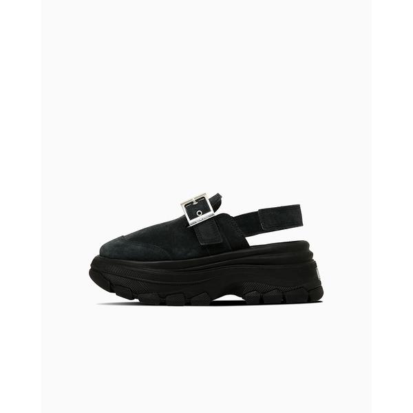 「CONVERSE ALL STAR」 フラットサンダル 4.5 ブラック レディース