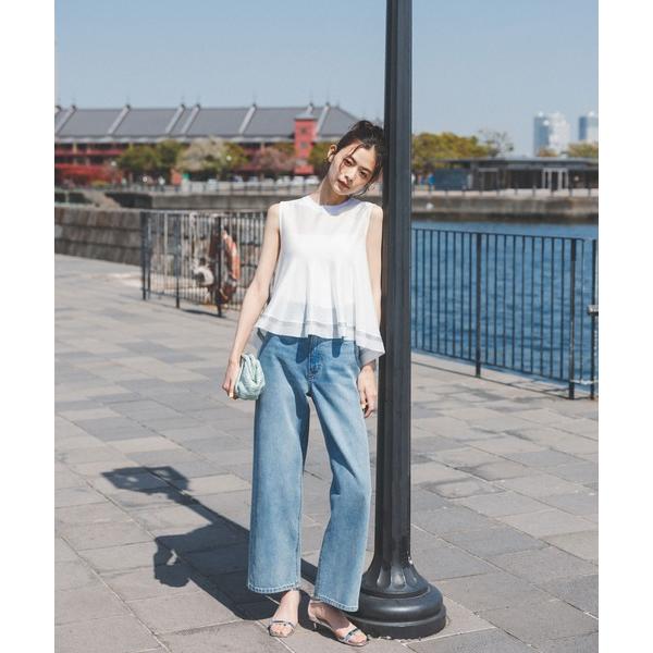 「NATURAL BEAUTY BASIC」 デニムパンツ X-SMALL ブルー レディース