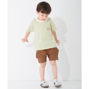 パンツ 綿レーヨン布帛ショートパンツ キッズ 子供服 男の子 女の子