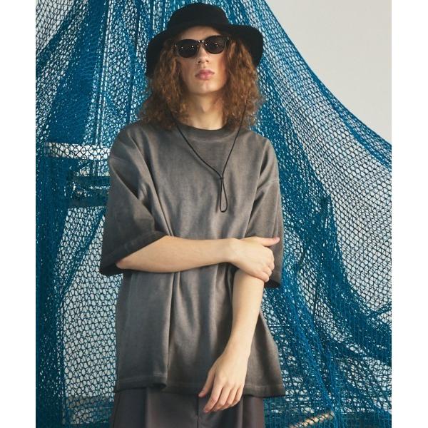 tシャツ 「UNISEX」Cold-Dye Prime-Over Crew Neck Short S...