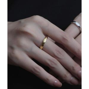 指輪 リング 「YArKA/ヤーカ」little hexagon signet design ring 「hancH」 / 6角形ミニシグネットリング レディース メンズ