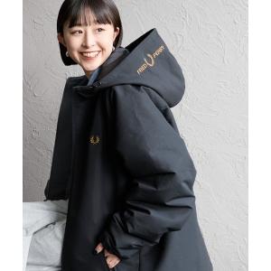 フレッドペリー ブルゾン アウター 「WEB先行予約」「FRED PERRY/フレッドペリー」 別注 パデッド フード刺繍シェルジャケット