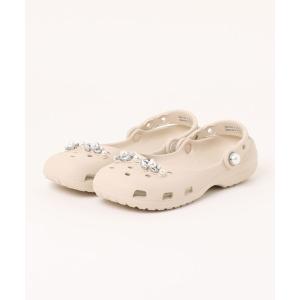 クロックス サンダル crocs クロックス CLASSIC PEARLS BALLET W クラシック パールズ バレエ 213990-2MC FRAPPE レディース