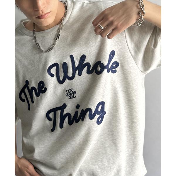 「Java」 7分袖Tシャツ LARGE オートミール メンズ