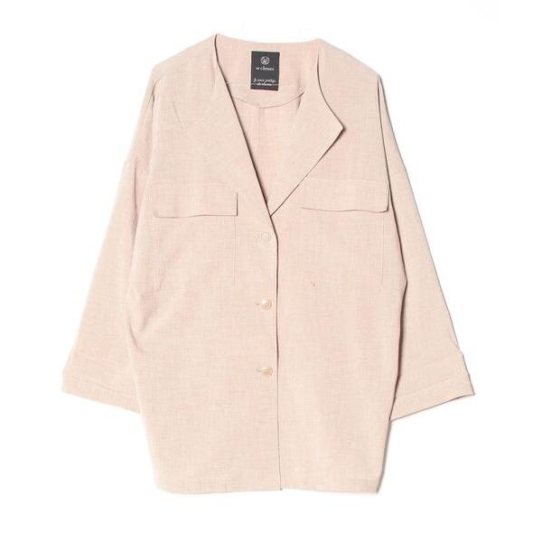 「w closet」 ジャケット FREE ブラウン レディース