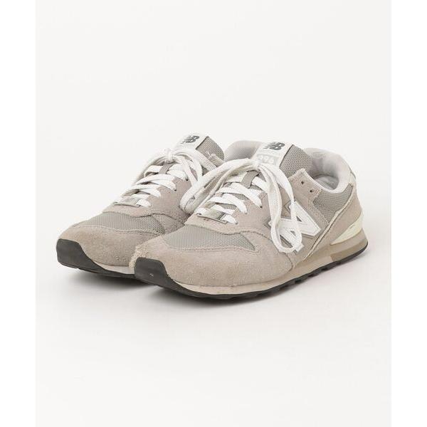 「New Balance」 ローカットスニーカー 25.5cm ベージュ レディース