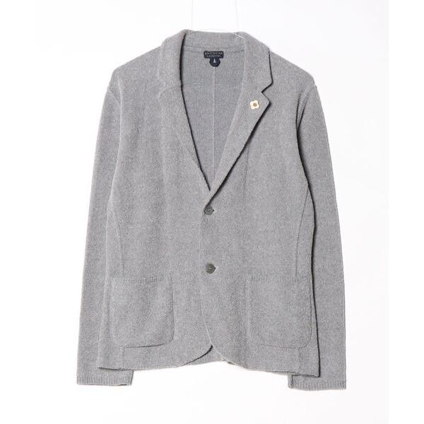 「LARDINI」 ニットカーディガン S グレー メンズ
