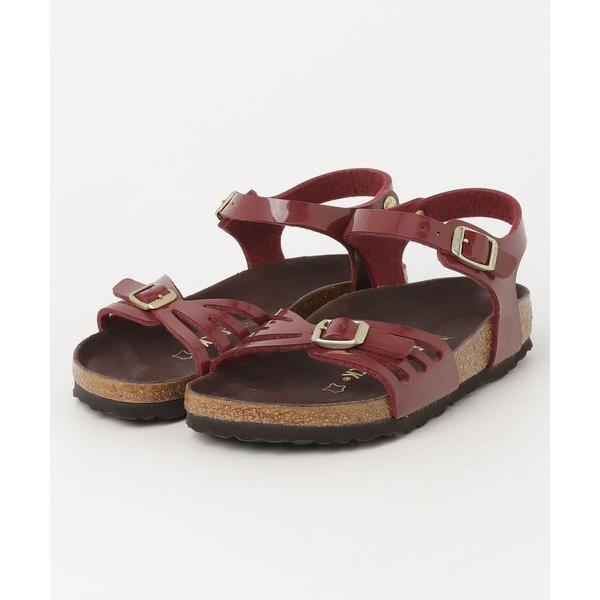 「BIRKENSTOCK」 フラットサンダル 35 ボルドー レディース