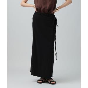ロング スカート スラブラップスカート　1043495