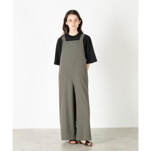 サロペット オーバーオール 「麻調スラブサロペット」 レディース