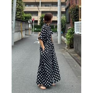 シャツワンピース 「CORNERS by KR」ドローストリングシャツワンピース