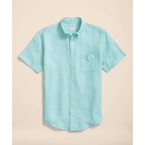 シャツ 半袖 アイリッシュリネン　ショートスリーブ　カジュアルシャツ　Regular Fit メンズ
