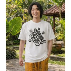 tシャツ エスニック Ｔシャツ ヤモリ オルテガ メンズ レディース
