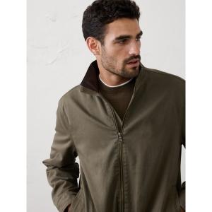 コート ジャケット BANANA REPUBLIC FACTORY STORE　　ピーチドコットンジップジャケット メンズ
