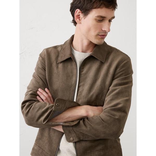 コート ジャケット BANANA REPUBLIC FACTORY STORE　　ヴィーガンスエード...