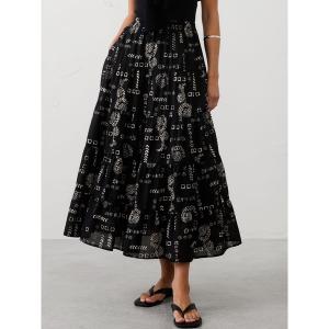 ロング スカート BANANA REPUBLIC FACTORY STORE　　ティアードマキシスカート
