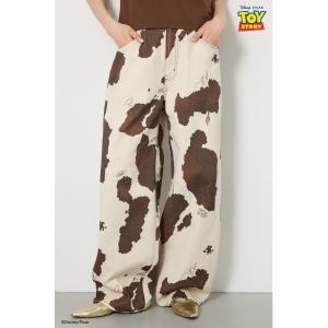ワイドパンツ パンツ (TOY STORY)COW PATTERN パンツ レディース