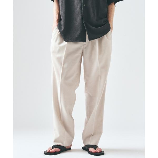 「417 EDIFICE」 スラックス MEDIUM アイボリー メンズ