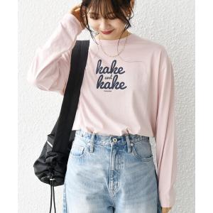 「monmimi」 長袖カットソー「SHIPS anyコラボ」 ONE SIZE ピンク レディース