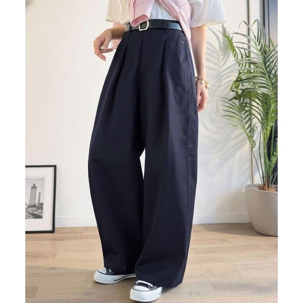 「Java」 パンツ SMALL ネイビー レディース