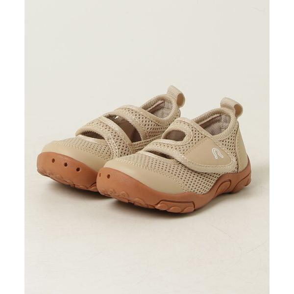 「RIO」 「KIDS」ローカットスニーカー 14cm ベージュ キッズ