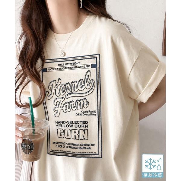 「Java」 半袖Tシャツ MEDIUM アイボリー レディース