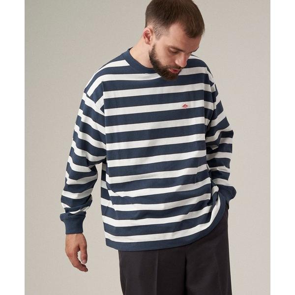 「DANTON」 長袖Tシャツ M ブルー系その他 メンズ