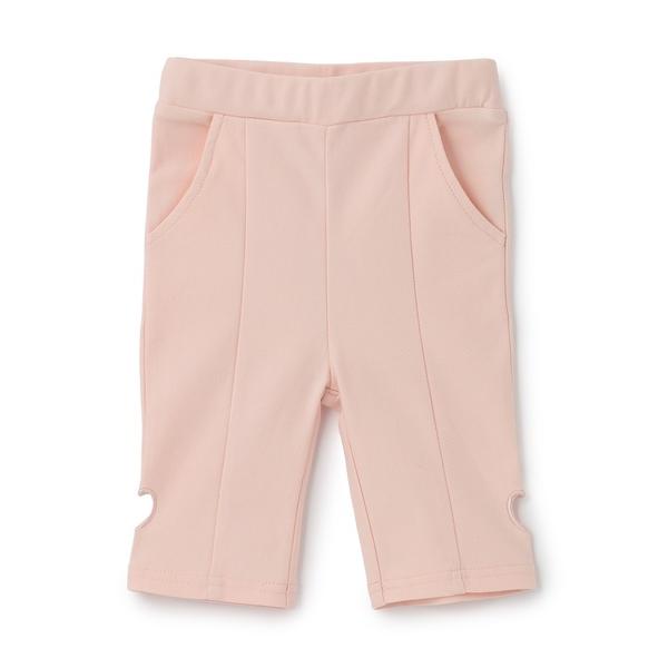 パンツ 「接触冷感」7分丈ハートカットワークパンツ キッズ 子供服 女の子