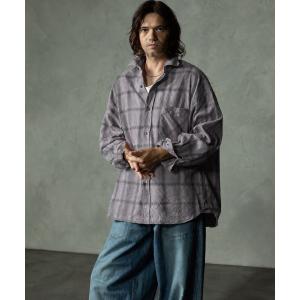 シャツ ms6587-HAZE FLANNEL SHIRTS dirty フランネルシャツ(616751) メンズ