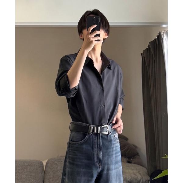 シャツ hard twist long sleeve regular collar shirt/ハー...