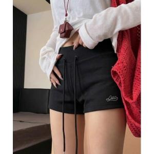 FINEnough パンツ ドット柄スウェットショートパンツ レディース
