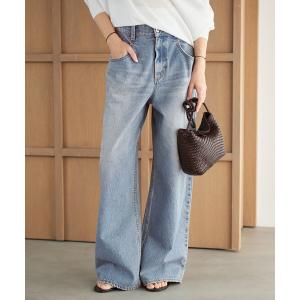 ワイドパンツ ジーンズ デニム デニムパンツ 「追加」R’IAM WIDE デニム 8 レディース