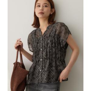 ブラウス シャツ ヴィンテージドットブラウス レディース