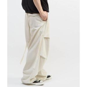 カーゴパンツ DENIM WIDE CARGO PANTS レディース メンズ