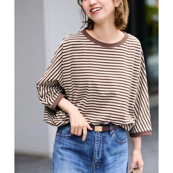 tシャツ STAR＆STRIPE 別注ドルマンスリーブマルチボーダーT レディース