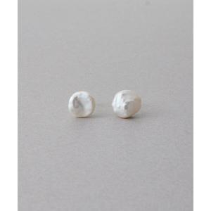 ete（エテ） パール ピアス K10YG パール サークル ピアス レディース