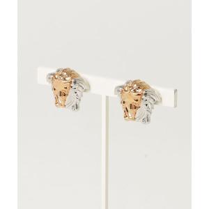 「VERSACE」 ピアス（両耳用） - ゴールド レディース