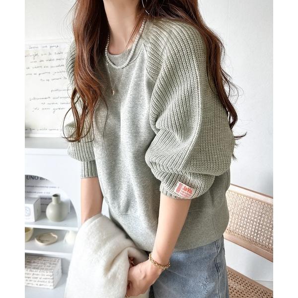 「Java」 長袖カットソー X-LARGE 杢グレー レディース